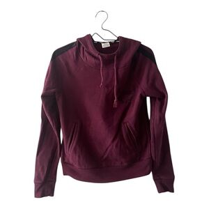 PINK Victoria’s Secret Burgundy Hoodie Women’s Size XS Pullover Sweatshirt